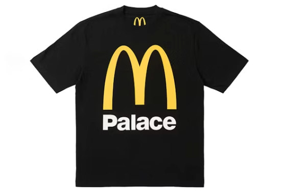 Palace x McDonald's Logo T-shirt (Black)