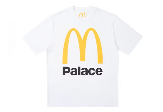 Palace x McDonald's Logo T-shirt White